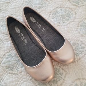 Dr. Scholl's Rose Gold Flats